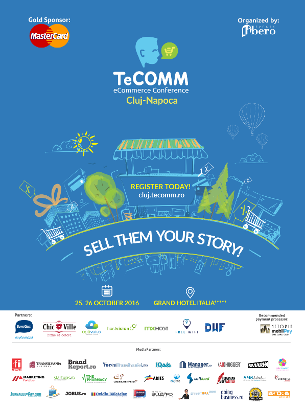 TeCOMM 2016 Sell them your story Afiș